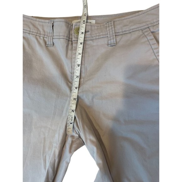 Liz Claiborne Womens Chino Pants 75319-4 Straight Leg Cropped Cotton Gray Size 6 - Picture 6 of 10